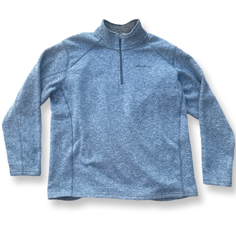 Eddie Bauer Men’s Blue Quarter-Zip Sweater 2XL